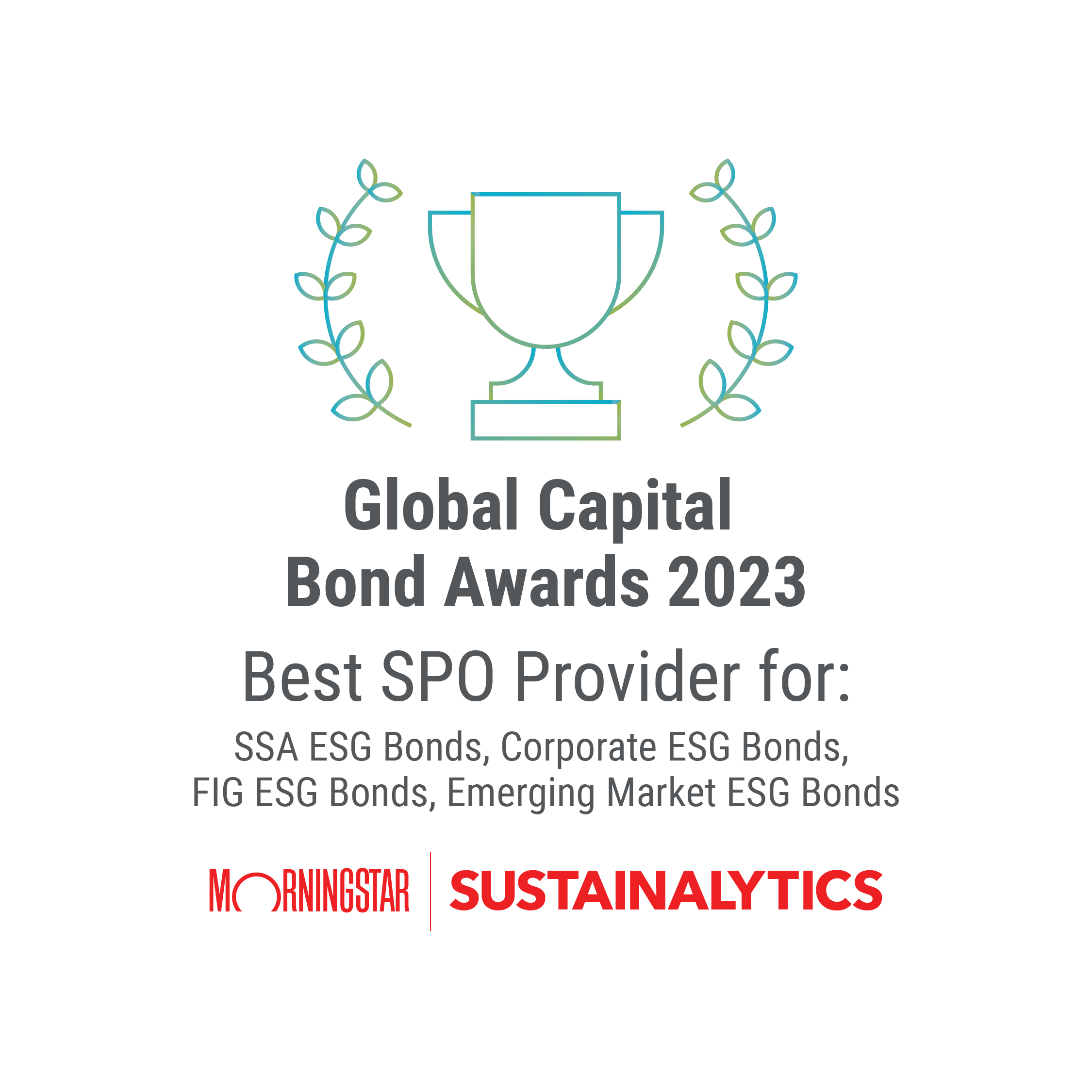 Best SPO Provider, GlobalCapital Bond Awards 2023